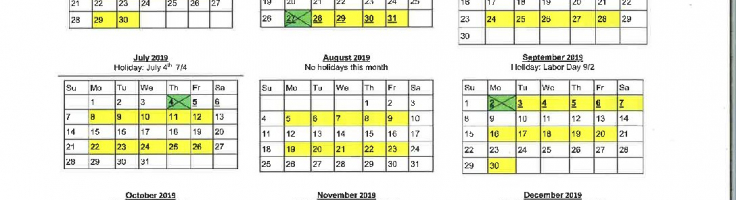 a-b-schedule-2019-2020 – Paine’s Inc. Recycling & Rubbish Removal