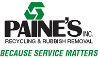 Paine’s Inc. Recycling & Rubbish Removal - Because Service Matters