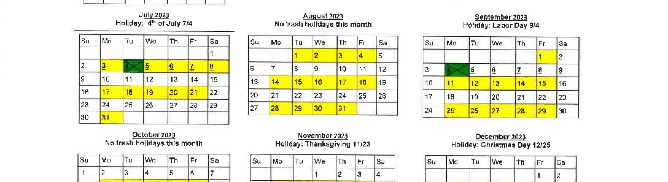 abschedule20232024 Paine’s Inc. Recycling & Rubbish Removal