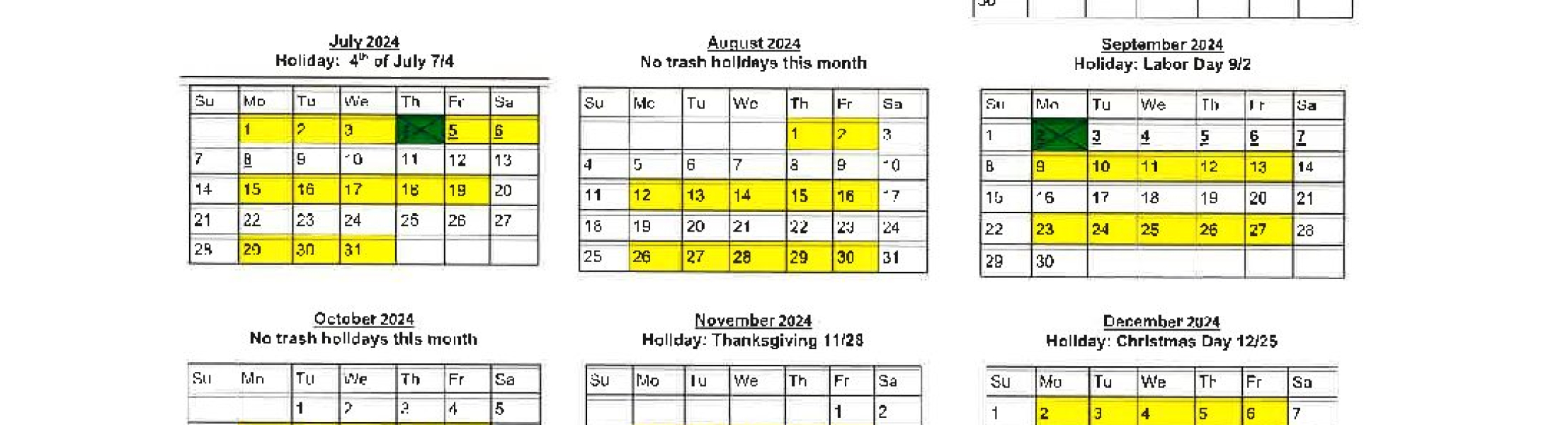 abschedule20242025 Paine’s Inc. Recycling & Rubbish Removal